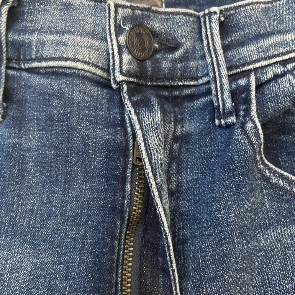 MOTHER The Stash Swooner High Rise Ankle Skinny Jeans Chick Flick Size 26 - Picture 5 of 12